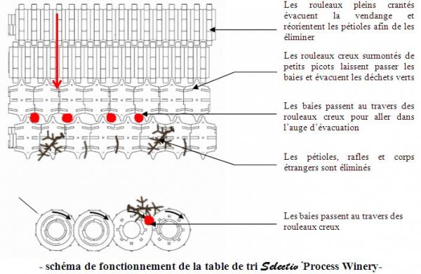 Selective process table tri