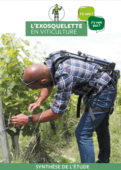 exosquelette en viticulture