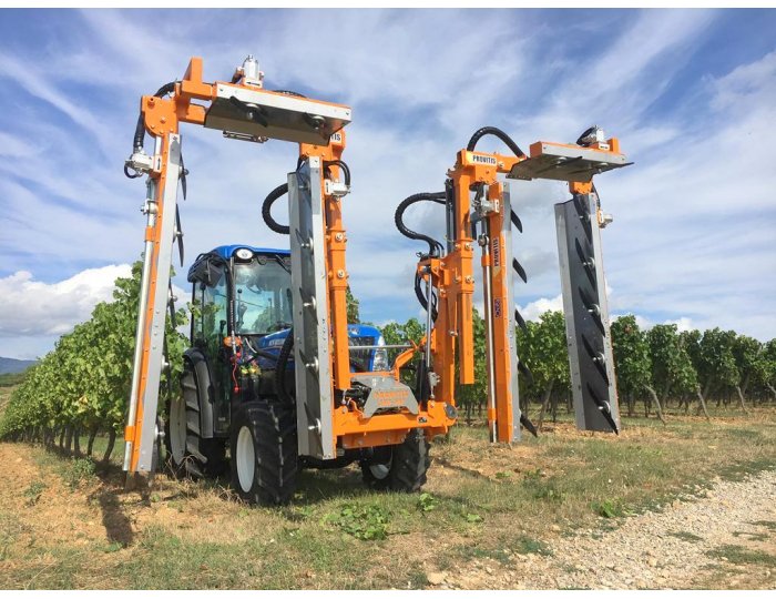 PROVITIS Rogneuse ST 120 sur tracteur interligne