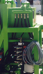 Source énergétique des effeuilleuses - Système hydraulique du tracteur